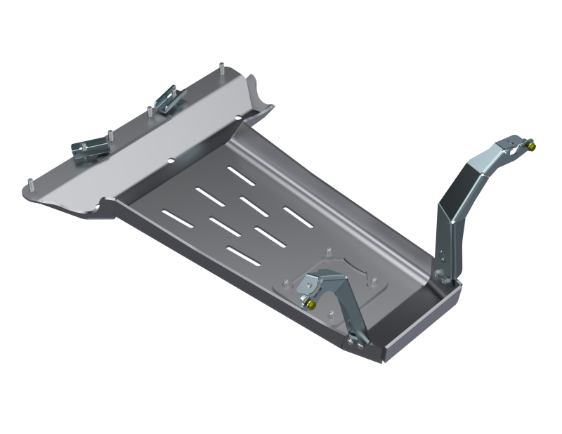 Jeep Wrangler JLU Rubicon Skid Plate - Artec Industries - Oil Skid Only w/ Oil Door - 4 Door 392 Hemi Alum - `21-`25